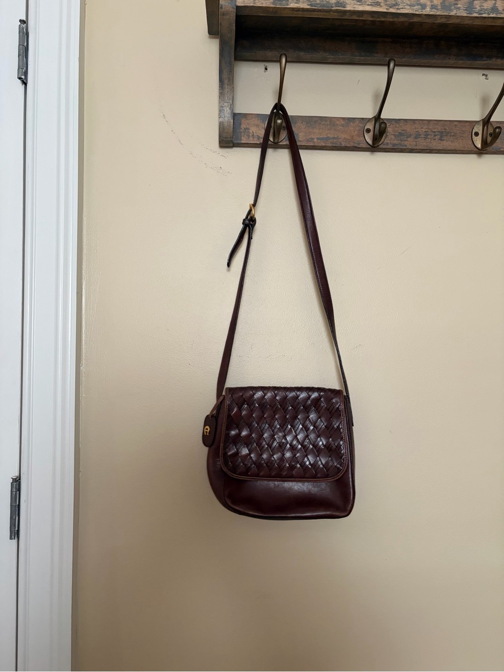 Etienne Aigner Brown Leather Bag